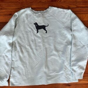 Woman's sweatshirt with Black Dog Design